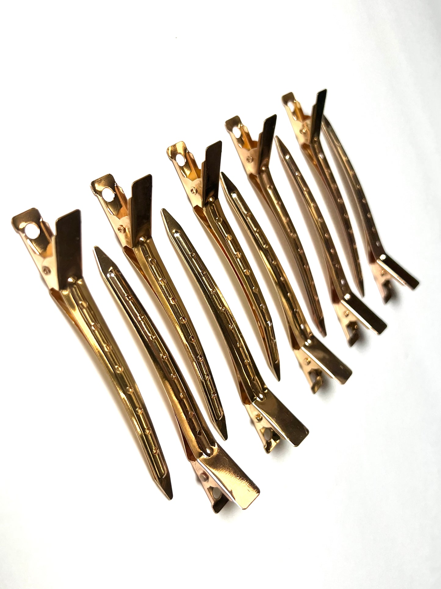 3.5in Single Prong Gold Clip (10pc)