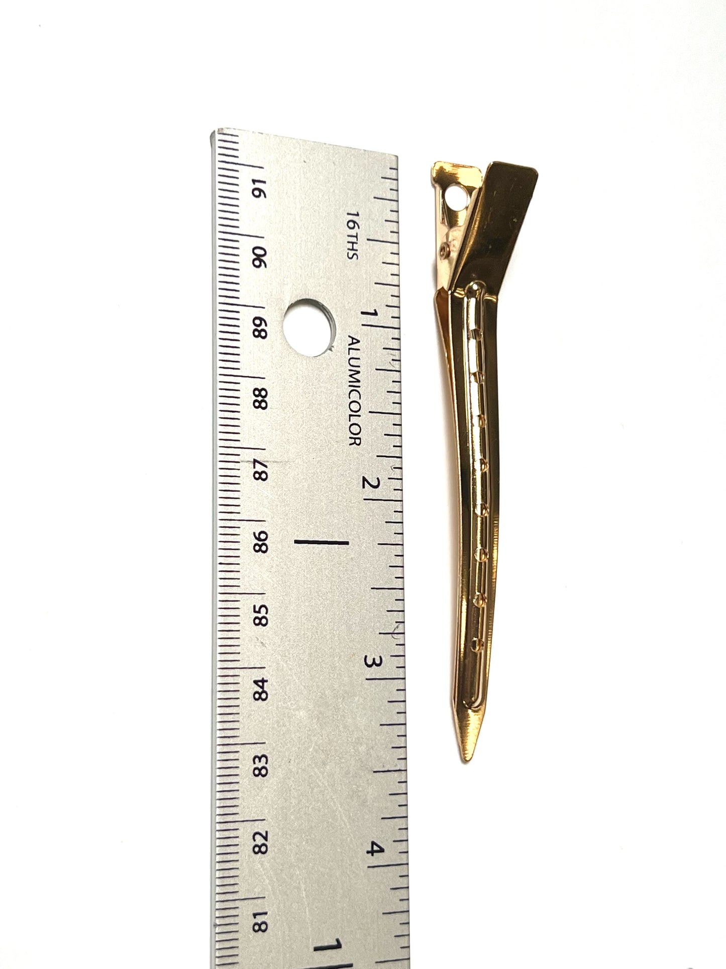 3.5in Single Prong Gold Clip (10pc)