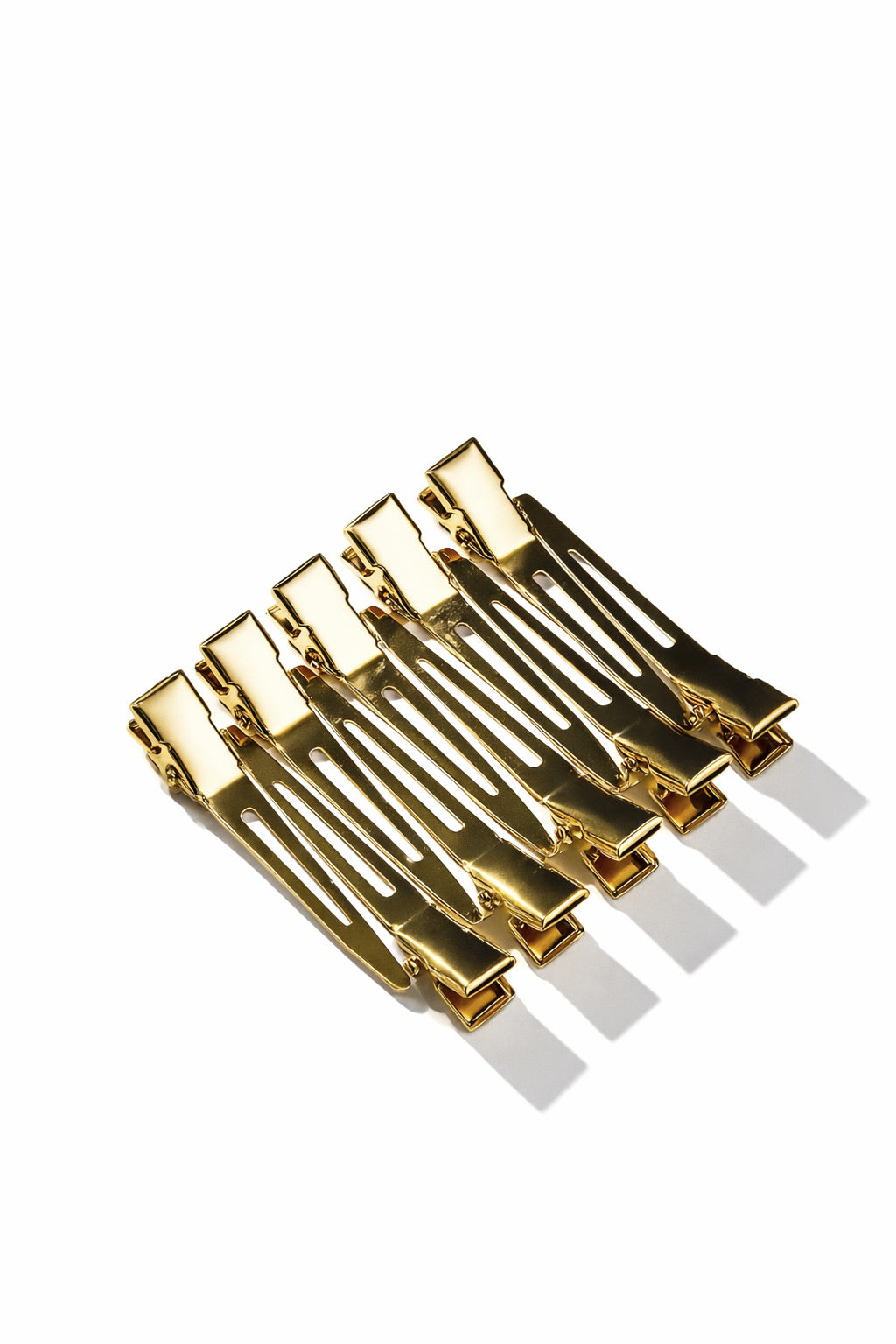 Single Prong Gold Clips (10pc)